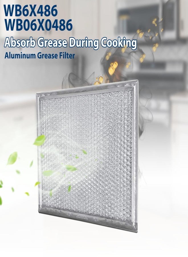 prime&swift Microwave Filter 9" X 7 3/4" fit for GE WB6X486 Microwave Aluminum Grease Mesh Filter Replace 5304408977 WB06X0486 WB06X10125 JVM1331BW02 JVM1331WW03 prime&swift - Image 3